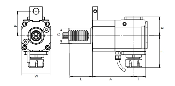 VDI RADIAL DRIVEN HEAD、DIN 5482の仕様