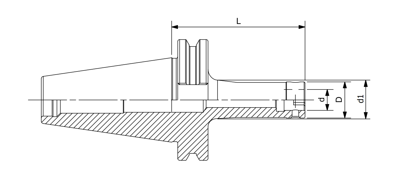 DIN 69871ボーリングツールホルダーの仕様
