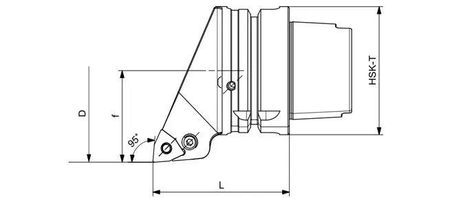 HSK-T旋削工具PWLNR | PWLNL 95°/80°の仕様